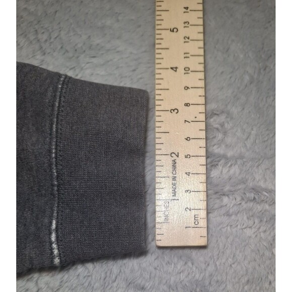 Nike Hoodie Mens Medium Grey Club Fleece Long Sleeve Sportswear Gray 804346-071 - Picture 10 of 11